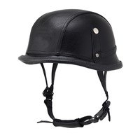 Casque ouvert rétro 3/4 en ABS personnalisé OEM pour trottinette et vélo électrique, toutes saisons, homologué DOT, à dégagement rapide