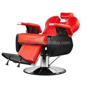 Sillas de Barbero Clásicas Usadas en Venta con Cuero PVC y Reposabrazos de Acero Inoxidable para Salón de Belleza de Luxmars - Product Image 5