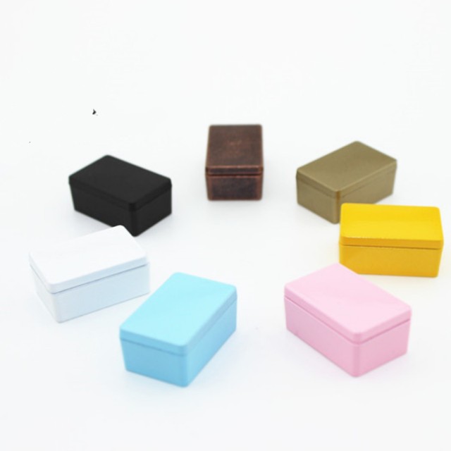 1/6 1/12 Doll House Simulation Miniature Mini Resin Square Box Model Decor