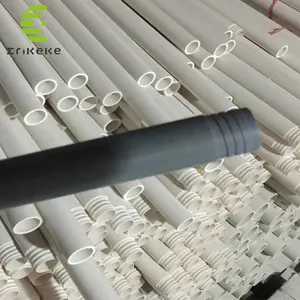 Tubo de filtro revestido de pvc padrão iso, coluna upvc/riser/tubo de gota