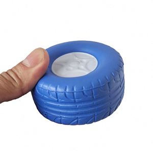 Jouets promotionnels en gros à prix réduit, balle anti-stress en mousse PU en forme de pneu - Product Image 3