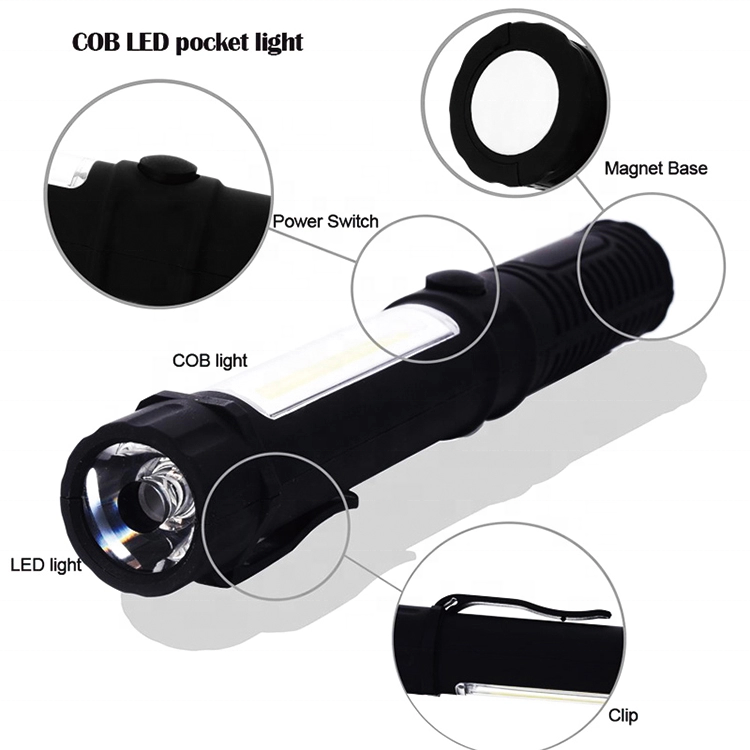 Mini Lampe De Poche LED Multifonction étanche, Porte-clés, Portable, Magnétique, Iode, Torche De Camping