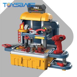 Chariot de garage, <span class=keywords><strong>jouet</strong></span> 3 en 1, jeu pour faire semblant de construire un établi - Product Image 2