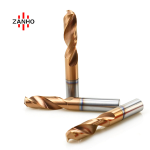 ZANHO HRC60 Mũi khoan cacbua cao cấp Mũi khoan cacbua hiệu quả với lớp phủ đồng cho hệ thống khoan máy công cụ CNC - Product Image 1