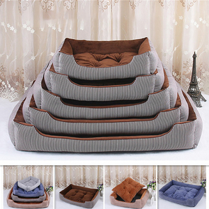 Cama Rectangular de Lujo para Perro, de Piel Sintética Sólida, Impermeable, Ecológica, Lavable, Ultra Suave, con Funda Extraíble, Embalaje en Cartón - Product Image 2