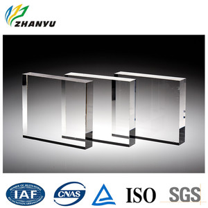 Tùy chỉnh thiết kế đúc tấm Acrylic 25mm-50mm dày mờ rõ ràng khối nhựa cho quảng cáo đúc và cắt dịch vụ - Product Image 4