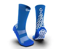 Vente en gros de chaussettes de sport personnalisées Full Grip Chaussettes de football athlétiques antidérapantes