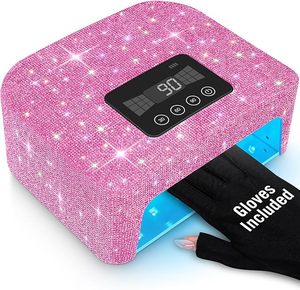 120W <b>Rechargeable</b> UV Light LED Nail <b>Lamp</b> Fully Decorate 4 Timer Modes Nail Dryer for Gel Nails - Product Image 1