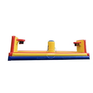 Large outdoor first down bungee basketball inflatable Bungee Run game Inflatable Tug of War for adults