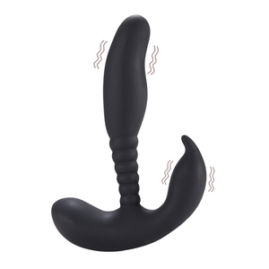 Stimulateur de prostate à double vibration rechargeable par USB, étanche, 10 modes puissants avec forme ergonomique - Product Image 1