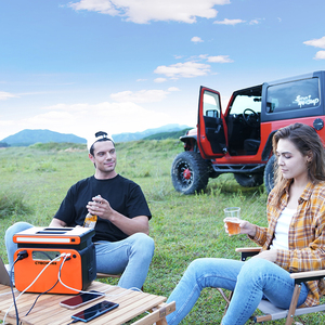 Cắm Trại Năng Lượng Mặt Trời Cung Cấp Điện Thoại Sạc Không Dây 500W 518wh Trạm Điện Cầm Tay Với 100W Có Thể Gập Lại Năng Lượng Mặt Trời Bảng Điều Khiển Năng Lượng Mặt Trời Hệ Thống - Product Image 2