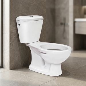 ชุดสุขภัณฑ์แบบสองชิ้น เซรามิก พร้อมระบบ P-Trap แบบ Washdown ระบบ Dual Flush แบบติดตั้งบนพื้น - Product Image 3