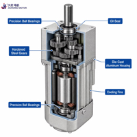 Moteur à induction micro-AC monophasé à vitesse variable 40W 220V à couple élevé pour applications d'emballage, de scellage et d'étiquetage