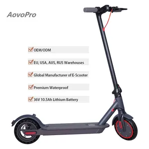 Aovopro EU Warehouse Dropshipping 350W Motor 10.5Ah e scooter M365Pro con aplicación inteligente Scooter eléctrico plegable para adultos