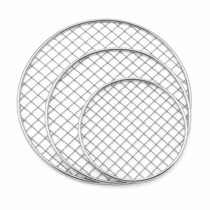 Grille de barbecue en acier inoxydable 304 316 de qualité alimentaire, maille à trous carrés, résistante à la chaleur, accessoires pour barbecue au charbon de bois et au gaz en plein air - Product Image 1