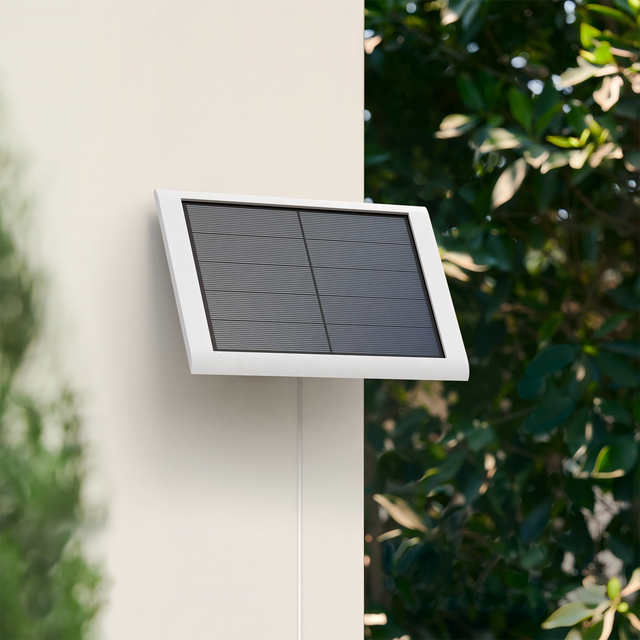 5W PET Solar Panel USB Type-C Port Waterproof with Bracket for Outdoor Solar Monitoring Security Camera Battery System