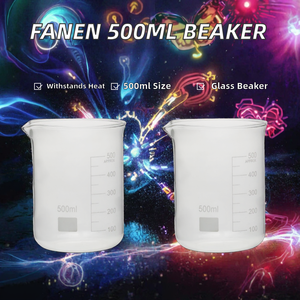 บีกเกอร์แก้วโบโรซิลิเกตทนความร้อน GBL008 ขนาด 500 มล. สำหรับห้องปฏิบัติการวิทยาศาสตร์ จากเจ้อเจียง ประเทศจีน - Product Image 2
