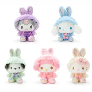 XR Japanese Cartoon pigiama star and moon Series Kuromi Yugui Dog Pink Cat doll peluche Anime peluche farcito morbido per regalo