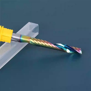 4-6mm hrc60 đơn sáo cacbua cuối nhà máy với lớp phủ Micro <span class=keywords><strong>CNC</strong></span> phay cắt Công cụ cắt sử dụng cho gỗ Acrylic - Product Image 2