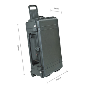 Boîte à <span class=keywords><strong>outils</strong></span> en plastique rigide imperméable et <span class=keywords><strong>valise</strong></span> rigide avec <span class=keywords><strong>roulettes</strong></span>, <span class=keywords><strong>valise</strong></span> rigide - Product Image 1