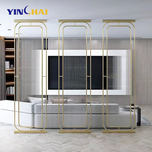 Séparateur de conception de cloison de décoration découpé au <span class=keywords><strong>Laser</strong></span> Senior pour salon canapé diviseurs de pièce du sol au plafond écrans et diviseurs de pièce - Product Image 1