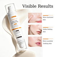 Soin du visage jour et nuit, hydratant double action, sérum éclaircissant pour les taches brunes, vitamine C, niacinamide, pour tous types de peaux