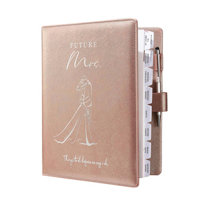 Libreta Personalizada A5 <span class=keywords><strong>de</strong></span> Cuero PU con Hojas Sueltas, Planificador <span class=keywords><strong>de</strong></span> Presupuesto, Planificador <span class=keywords><strong>de</strong></span> <span class=keywords><strong>Bodas</strong></span>, <span class=keywords><strong>Agenda</strong></span>, Regalos, Proveedor <span class=keywords><strong>de</strong></span> Agendas - Product Image 1