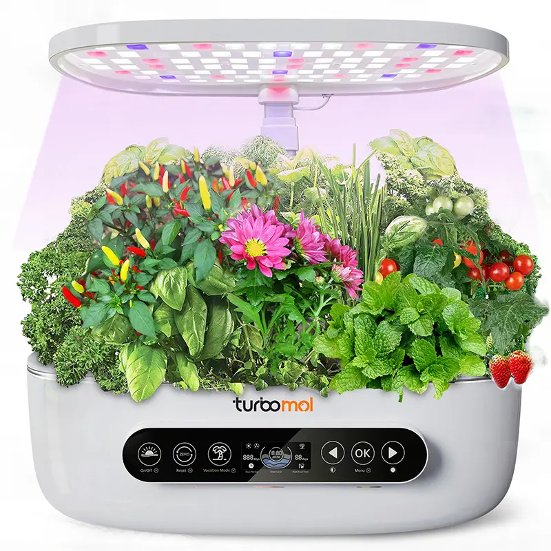 Kit sistema di coltivazione idroponica per interni portatile autoirrigante fioriera intelligente Desktop idroponica Herb Garden