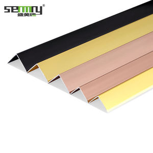 Profilé d'angle mural en métal personnalisé pour hôtel, bande de finition en aluminium pour carrelage, forme en L - Product Image 2