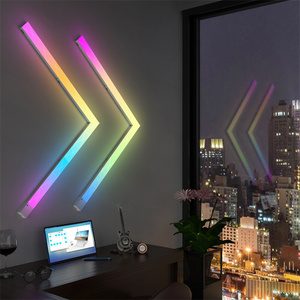 Lampes murales en <span class=keywords><strong>y</strong></span> pour la maison, 6 pièces, jeu, musique, synchronisation, DIY, Rgb - Product Image 2