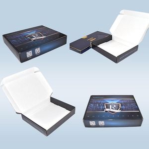 Tùy chỉnh giấy kraft thư mục cho bàn phím máy tính-tái sử dụng dài Slim phẳng gửi thư hộp với dập nổi có thể tái chế & Biểu Tượng tùy chỉnh - Product Image 1