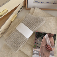 Chaussettes d'hiver à épaisseur mélangée pour femmes Chaussettes chaudes épaissies doublées de polaire Chaussettes de sommeil à la maison Chaussettes douces