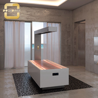 Table de massage électrique, lit facial avec douche, fournisseur de lit facial chauffant pour lit électrique facial réglable électriquement