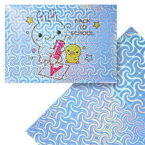 Holographic Storm Eye Pattern Vinyl Slti Roll Waterproof Printable Self-adhesive <b>Sticker</b> for Inkjet Laser Printers - Product Image 3