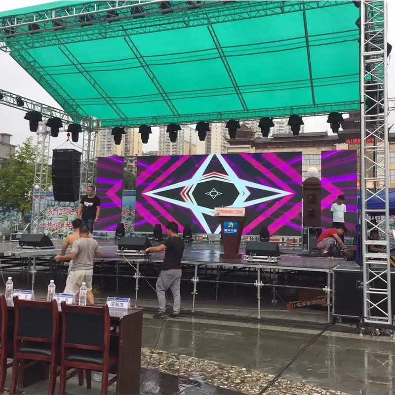 Alta frequenza di aggiornamento P3.91 P4.81 Outdoor Indoor Stage Concert Giant Panel Wall Led Panel Screen Display a Led