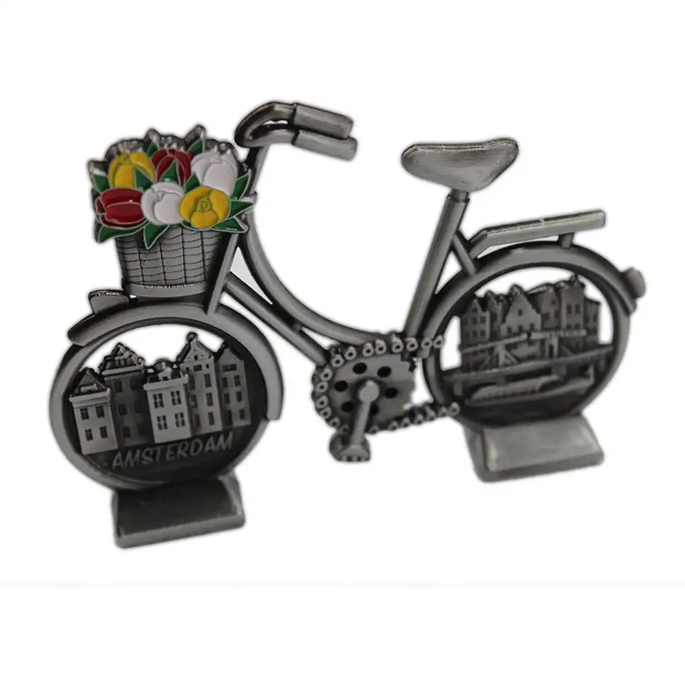 Paesi bassi souvenir turistici Amsterdam metallo mini bike decorazione