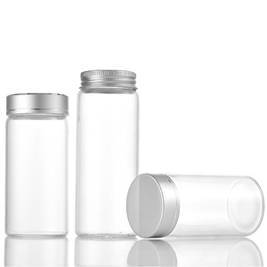 47-أنبوب قوس قزح مسطح القاع فضي ألومنيوم غطاء زجاج زجاجة برغي الفم متمنيا الانجراف - Product Image 4