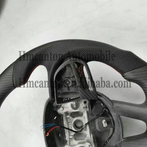 Explosive New Products Matte Carbon Perforated Leather Steering Wheel for Dodge Challenger Car Steering Wheel - Product Image 4