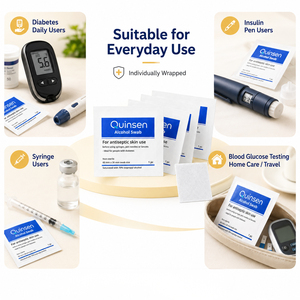 100 Unidades/Caja, Toallitas de Preparación con Alcohol Isopropílico <span class=keywords><strong>al</strong></span> <span class=keywords><strong>70</strong></span>%, Envueltas Individualmente, Preparación Médica de la Piel, Venta <span class=keywords><strong>al</strong></span> Por Mayor - Product Image 6