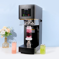 Machine de scellage automatique électrique sans rotation pour canettes, certifiée CE, pour emballages en papier, boissons, thé aux bulles, jus, soda, gâteaux