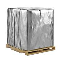 Couverture thermique de couverture de palette de feuille d'aluminium, couverture de palette d'isolation thermique
