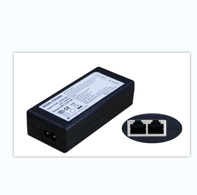 10/100/1000M Gigabit Инжектор POE 48V IEEE802.3 af/at отвечающих требованиям Max 30 Вт