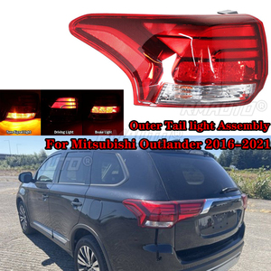 Pour Mitsubishi Outlander 2016-2021 : Ensemble de feux arrière extérieurs, feu stop de pare-chocs arrière, feu arrière extérieur - Product Image 1