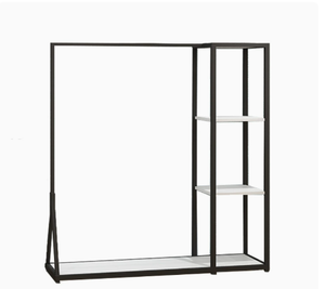 Porte-vêtements mural en métal pour <span class=keywords><strong>la</strong></span> vente au détail - Product Image 2