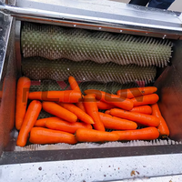 Ligne de production de tranchage et de séchage d'épluchage de pommes de terre Machine à éplucher les pommes de terre