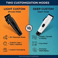 Cortadora de Pelo Recargable para Barbería, 180 Minutos de Autonomía, Motor BLDC de 7200 RPM, Aleación de Aluminio, Tipo C, Recortadora de Pelo, Suministro de Fábrica OEM ODM