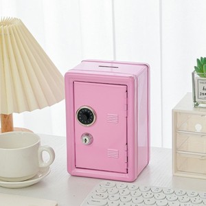 Organizador Cuadrado de Hierro con Cerradura, Mini Caja de Dinero y Portaplumas, Diseño Kawaii de Alta Calidad - Product Image 4