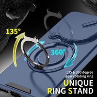 Coque de téléphone antichoc avec protection d'objectif coulissante et anneau rotatif pour Xiaomi 18 Pro Max 17T Pro 15T 17 Ultra 14T