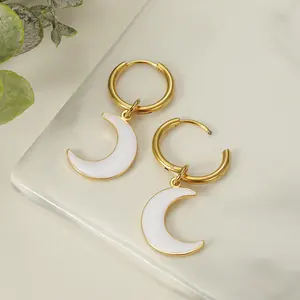 Women's Accessories Star Moon Jewelry Stainless Steel Earrings For Women