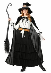 Disfraz de Halloween para Mujer, Disfraz de Payaso, Bruja, Monja, Sombrerero Loco, con Sombrero y Capa para Fiesta Temática, Carnaval, 4ourcostumes - Product Image 4